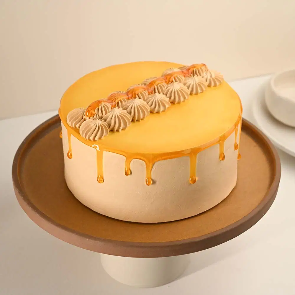 Butterscotch Cream Cake - CakeOBee